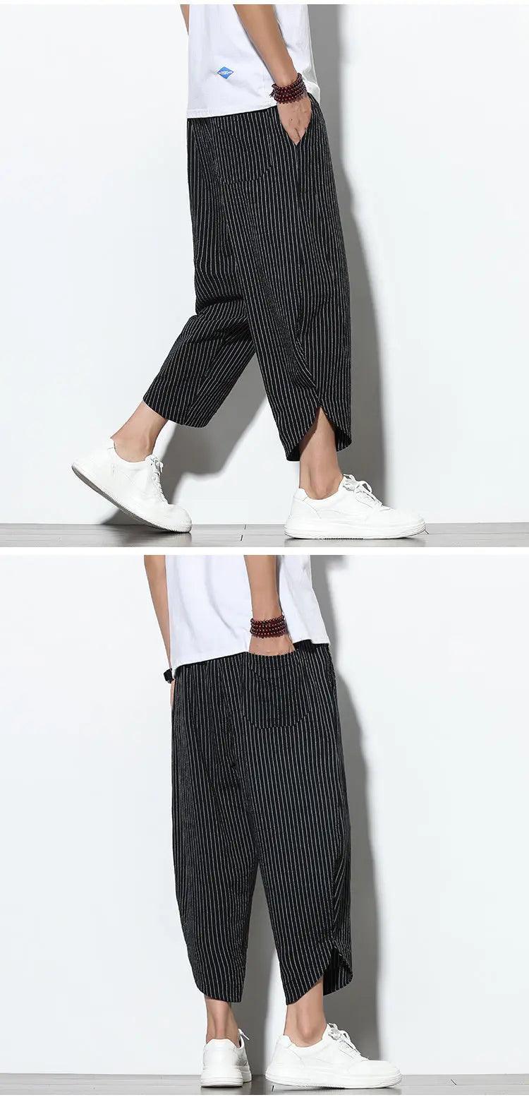 Chinese Style Cotton Linen Harem Pants - MRC STOREbottomsMy StoreChinese Style Cotton Linen Harem Pants - MRC STOREMRC STORECJHL105889904DWKhaki2XL