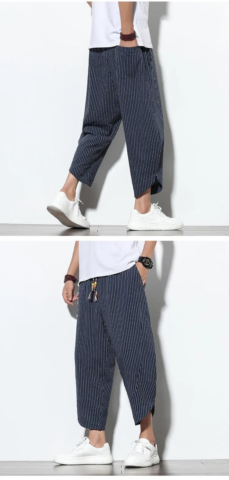 Chinese Style Cotton Linen Harem Pants - MRC STOREbottomsMy StoreChinese Style Cotton Linen Harem Pants - MRC STOREMRC STORECJHL105889911KPGrey2XL