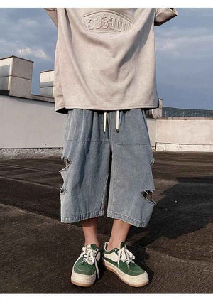 Retro Straight Shorts - MRC STOREbottomsMy StoreRetro Straight ShortsMRC STORECJXX203982105EVBlack2XL