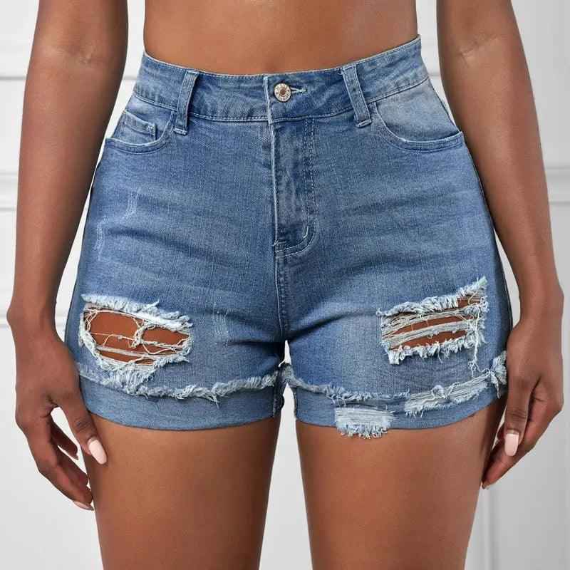 Washed & Frayed Casual Shorts - MRC STOREbottomsMy StoreWashed & Frayed Casual ShortsMRC STORECJNZ205208405EVBlack2XL