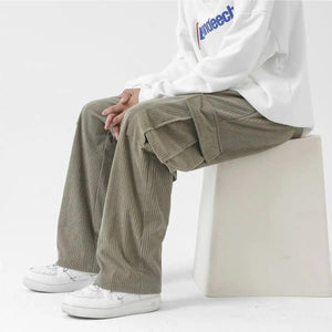 Loose Corduroy Cargo Pants - MRC STOREbottomsMy StoreLoose Corduroy Cargo Pants - MRC STOREMRC STORECJXX195859818RIBlack3XL