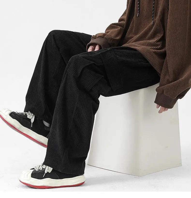 Loose Corduroy Cargo Pants - MRC STOREbottomsMy StoreLoose Corduroy Cargo Pants - MRC STOREMRC STORECJXX195859818RIBlack3XL