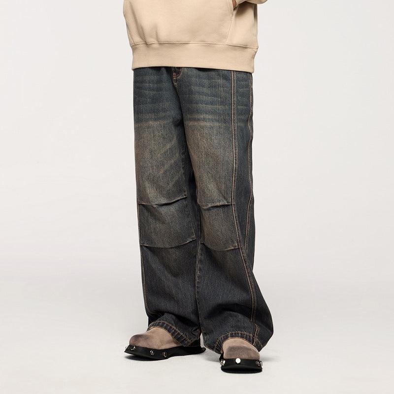 Men's Loose Retro Straight Jeans - MRC STOREbottomsMy StoreMen's Loose Retro Straight Jeans - MRC STOREMRC STORECJXX214069903CXBlack And GrayL