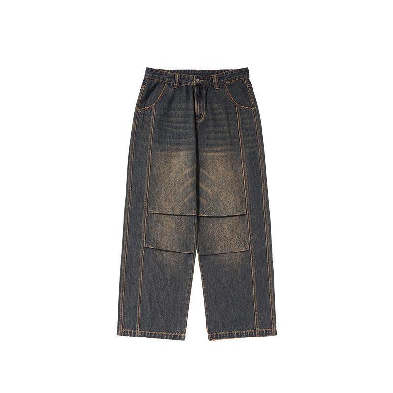 Men's Loose Retro Straight Jeans - MRC STOREbottomsMy StoreMen's Loose Retro Straight Jeans - MRC STOREMRC STORECJXX214069907GTEmbroidered Earth ColorL