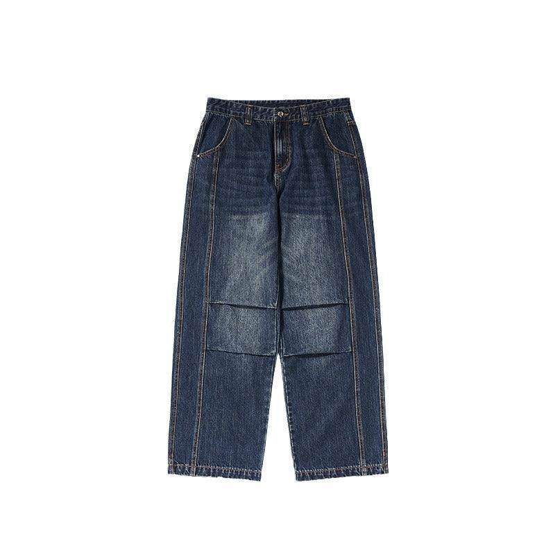 Men's Loose Retro Straight Jeans - MRC STOREbottomsMy StoreMen's Loose Retro Straight Jeans - MRC STOREMRC STORECJXX214069911KPDenim BlueL