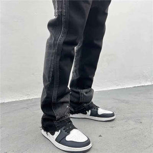 High Street Retro Jeans - MRC STOREbottomsMy StoreHigh Street Retro JeansMRC STORECJNZ183105205EVBlack grey2XL