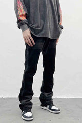 High Street Retro Jeans - MRC STOREbottomsMy StoreHigh Street Retro JeansMRC STORECJNZ183105205EVBlack grey2XL