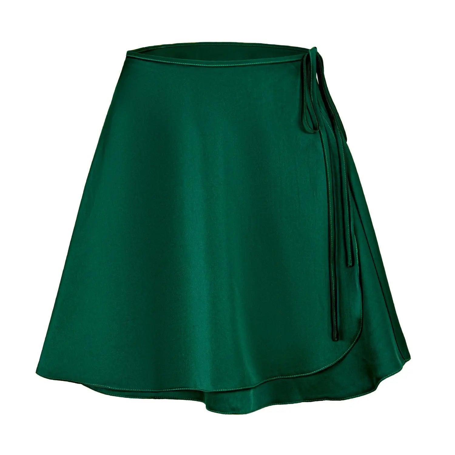 Lace up A - Line Skirt - MRC STOREbottomsMy StoreLace up A - Line Skirt - MRC STOREMRC STORECJQZ208173607GTBrownL