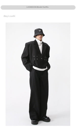 Men’s Casual Suit Pants - Retro Straight Fit - MRC STOREbottomsMy StoreMen’s Casual Suit Pants - Retro Straight Fit My Store MRC STORECJXX240285302BYBlackL