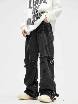 Vintage Distressed Denim - MRC STOREbottomsMy StoreVintage Distressed DenimMRC STORECJXX203260703CXBlackL