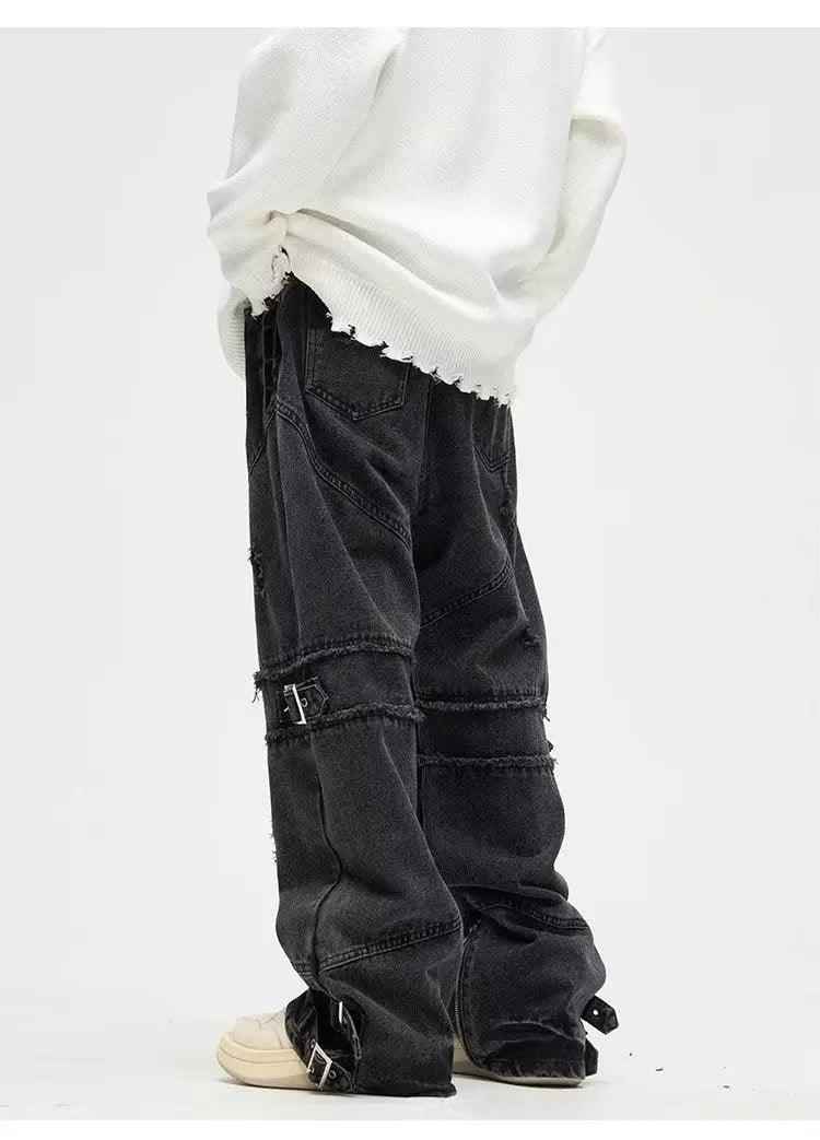 Vintage Distressed Denim - MRC STOREbottomsMy StoreVintage Distressed DenimMRC STORECJXX203260703CXBlackL