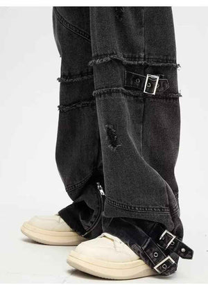 Vintage Distressed Denim - MRC STOREbottomsMy StoreVintage Distressed DenimMRC STORECJXX203260703CXBlackL
