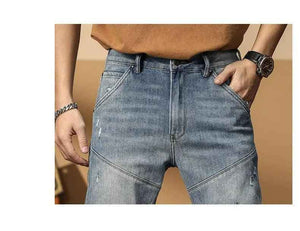 Korean Style Motorcycle Jeans - MRC STOREbottomsMy StoreKorean Style Motorcycle JeansMRC STORECJXX202920501AZBlue28