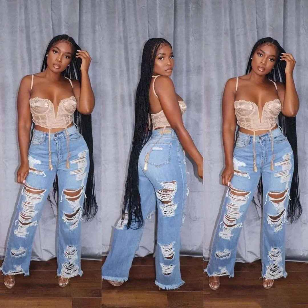 Burnt Ripped Jeans - MRC STOREbottomsMy StoreBurnt Ripped JeansMRC STORECJTZ205871903CXBlueL