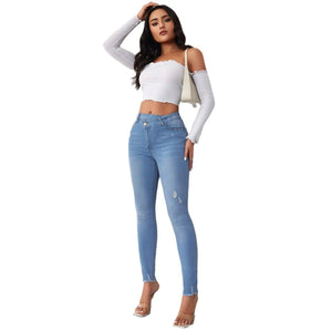 High Waist Slimming Jeans - MRC STOREbottomsMy StoreHigh Waist Slimming Jeans - MRC STOREMRC STORECJNZ210312703CXBlueL