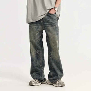 Retro Distressed Wide Leg Jeans - MRC STOREbottomsMy StoreRetro Distressed Wide Leg JeansMRC STORECJXX200425603CXBlueL