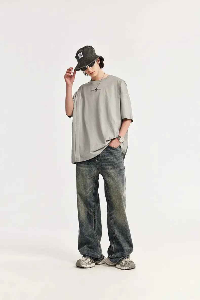 Retro Distressed Wide Leg Jeans - MRC STOREbottomsMy StoreRetro Distressed Wide Leg JeansMRC STORECJXX200425603CXBlueL