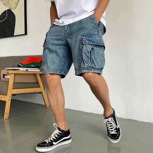 Retro Workwear Shorts - MRC STOREbottomsMy StoreRetro Workwear ShortsMRC STORECJXX203468302BYBlueL
