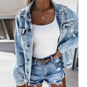 Ripped Denim Shorts - MRC STOREbottomsMy StoreRipped Denim ShortsMRC STORECJNZ207184303CXBlueL