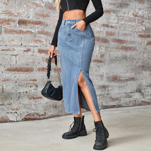 Summer Denim Skirt - MRC STOREbottomsMy StoreSummer Denim Skirt - MRC STOREMRC STORECJQZ207867503CXBlueL