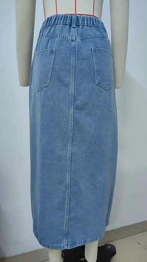 Summer Denim Skirt - MRC STOREbottomsMy StoreSummer Denim Skirt - MRC STOREMRC STORECJQZ207867503CXBlueL