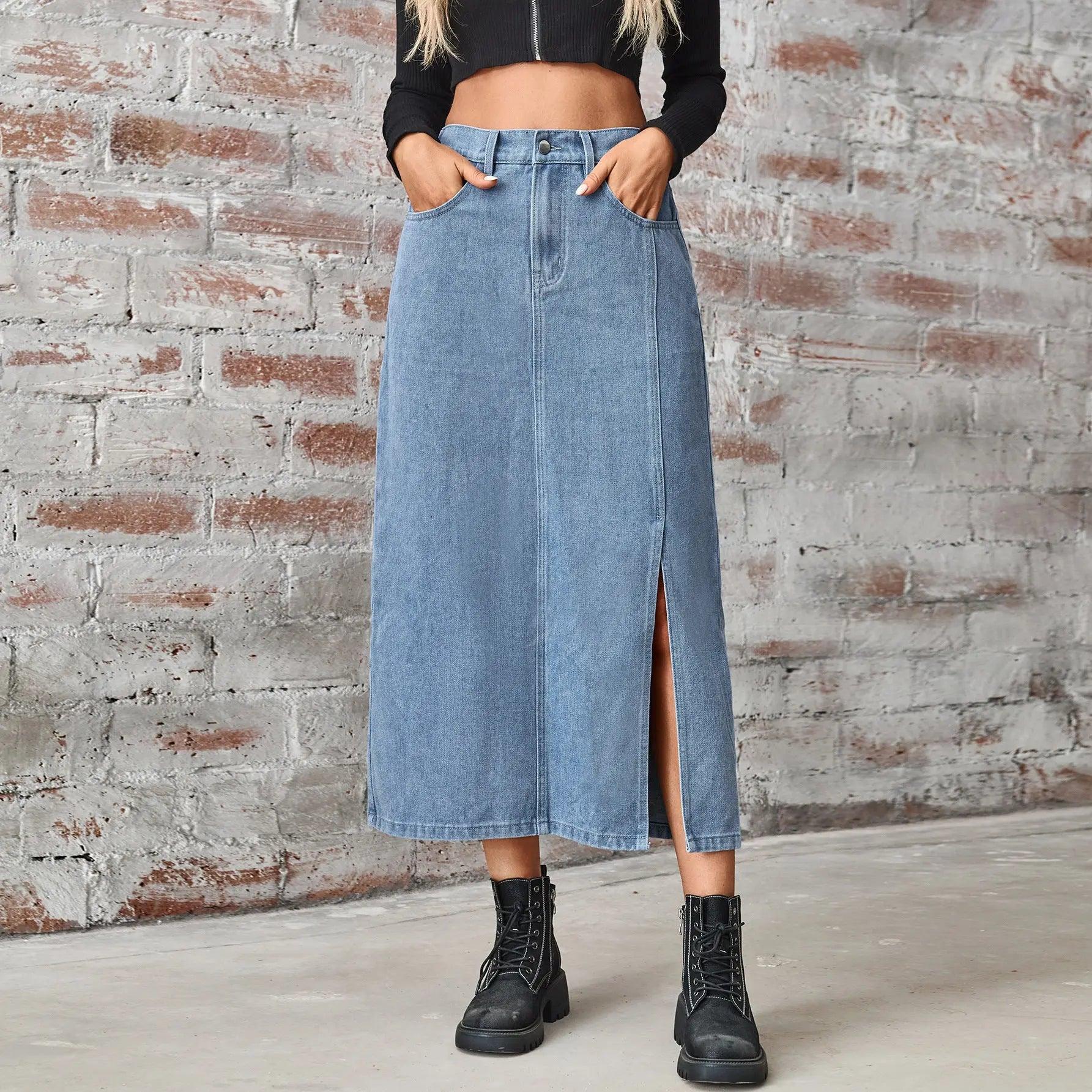 Summer Denim Skirt - MRC STOREbottomsMy StoreSummer Denim Skirt - MRC STOREMRC STORECJQZ207867503CXBlueL
