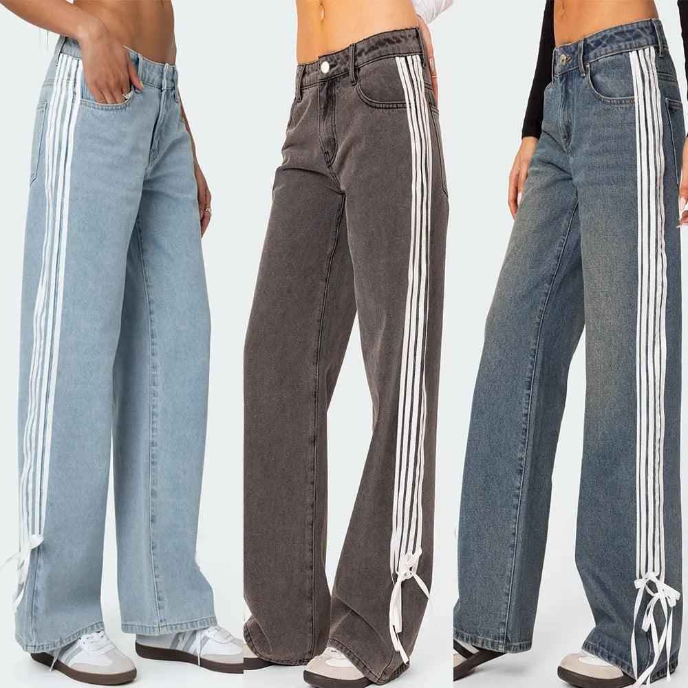 Fashionable Wide Leg Jeans - MRC STOREbottomsMy StoreFashionable Wide Leg JeansMRC STORECJNZ210439503CXBrownL