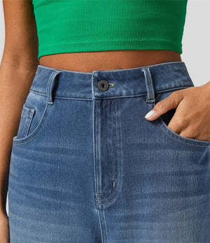 High - Waisted Jeans - Wide Leg Dark Blue - MRC STOREbottomsMy StoreWomen’s High - Waisted Jeans - Wide Leg Dark Blue My Store MRC STORECJNZ238426303CXDark BlueL