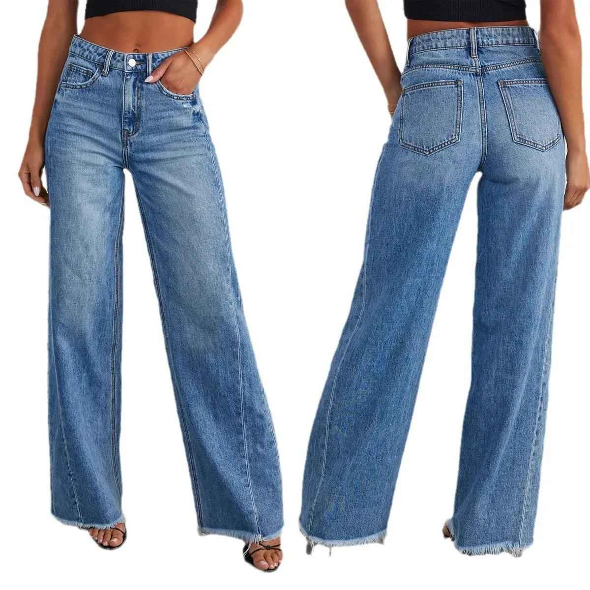 Loose Wide leg Denim Jeans - MRC STOREbottomsMy StoreLoose Wide leg Denim JeansMRC STORECJNZ207613803CXDenim BlueL