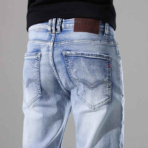 Slim fit Ripped White Jeans - MRC STOREbottomsMy StoreSlim fit Ripped White JeansMRC STORECJXX200404701AZJS813 Light Blue28