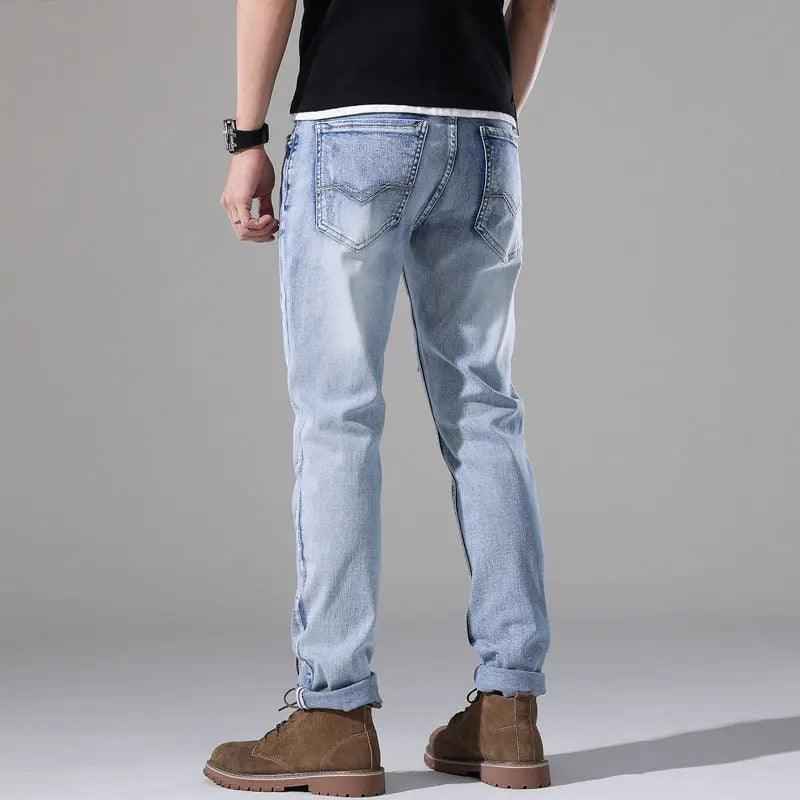 Slim fit Ripped White Jeans - MRC STOREbottomsMy StoreSlim fit Ripped White JeansMRC STORECJXX200404701AZJS813 Light Blue28