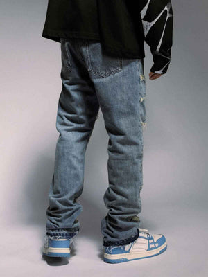 High Street Spider Web Jeans - MRC STOREbottomsMy StoreHigh Street Spider Web JeansMRC STORECJNZ178906005EVLight Blue2XL