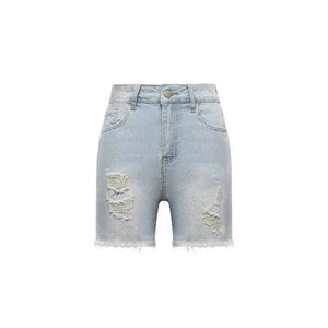 High Waist Shorts - MRC STOREbottomsMy StoreHigh Waist ShortsMRC STORECJNZ207969405EVLight Blue2XL