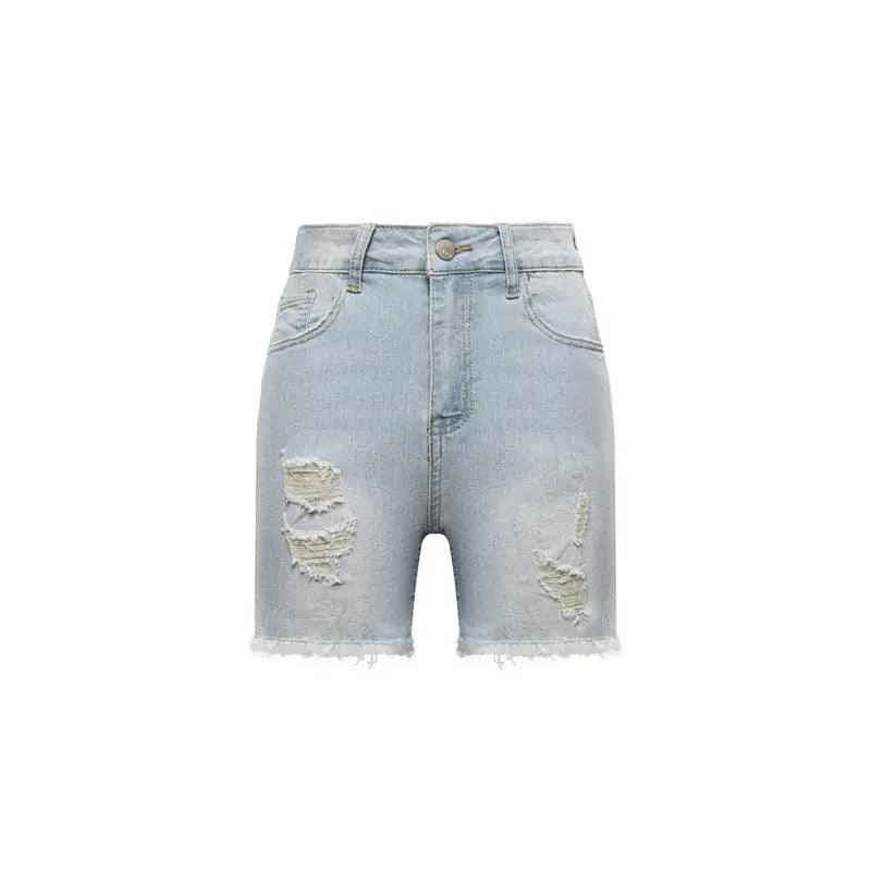 High Waist Shorts - MRC STOREbottomsMy StoreHigh Waist ShortsMRC STORECJNZ207969405EVLight Blue2XL