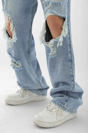 Light Blue Ripped jeans - MRC STOREbottomsMy StoreLight Blue Ripped jeansMRC STORECJNZ195491203CXLight BlueL