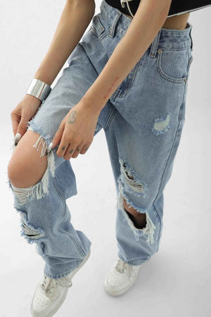 Light Blue Ripped jeans - MRC STOREbottomsMy StoreLight Blue Ripped jeansMRC STORECJNZ195491203CXLight BlueL