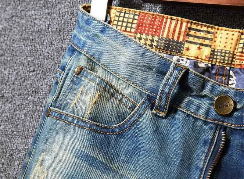Hong Kong Style Ripped Jeans - MRC STOREbottomsMy StoreHong Kong Style Ripped JeansMRC STORECJXX197721201AZRetro Blue28