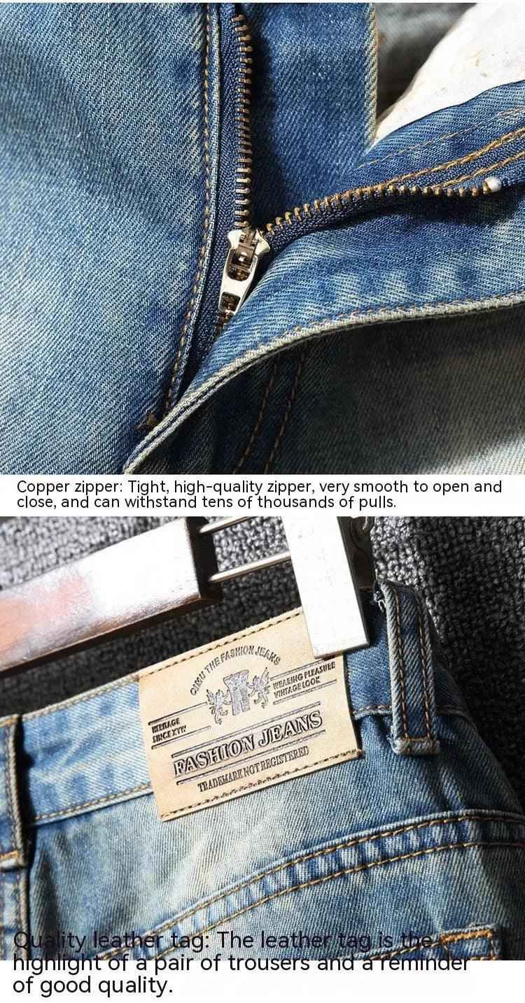 Hong Kong Style Ripped Jeans - MRC STOREbottomsMy StoreHong Kong Style Ripped JeansMRC STORECJXX197721201AZRetro Blue28