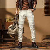 High End Slim Fit Motorcycle Jeans - MRC STOREbottomsMy StoreHigh End Slim Fit Motorcycle JeansMRC STORECJXX201236801AZWhite28
