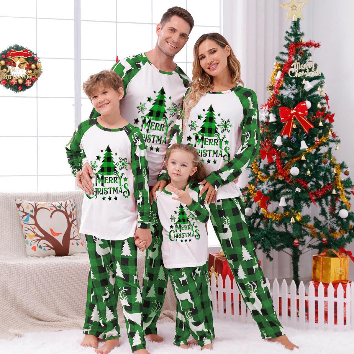 Festive Plaid Stitching Christmas Wear Parent - Child Leisure Wear Set – Cozy Family Homewear - MRC STOREChristmasMy StoreFestive Plaid Stitching Christmas Wear Parent - Child Leisure Wear Set – Cozy Family Homewear - MRC STOREMRC STORECJYD192554002BY230GreenDad 2XL