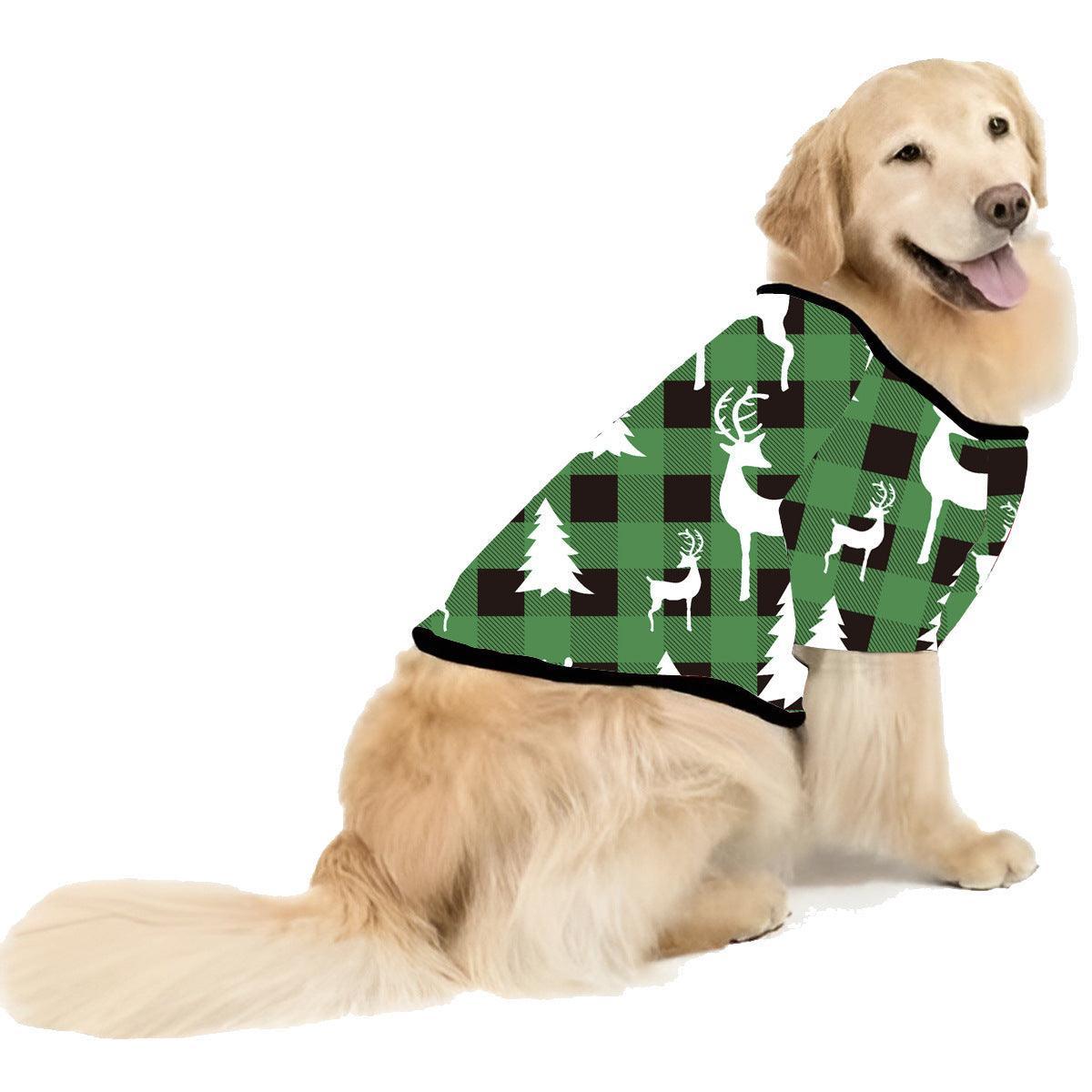 Festive Plaid Stitching Christmas Wear Parent - Child Leisure Wear Set – Cozy Family Homewear - MRC STOREChristmasMy StoreFestive Plaid Stitching Christmas Wear Parent - Child Leisure Wear Set – Cozy Family Homewear - MRC STOREMRC STORECJYD192554015OL230GreenPet Clothing L