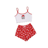 Women's Spaghetti Straps Sleeveless Pajamas – Fun & Festive Holiday Comfort - MRC STOREChristmasMy StoreWomen's Spaghetti Straps Sleeveless Pajamas – Fun & Festive Holiday Comfort - MRC STOREMRC STORECJYD189930407GTChristmas HatL
