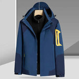 Waterproof Jacket Three - in - one - MRC STOREclothesMy StoreWaterproof Jacket Three - in - oneMRC STORECJYD186486562JQDenim Blue For Men4XL