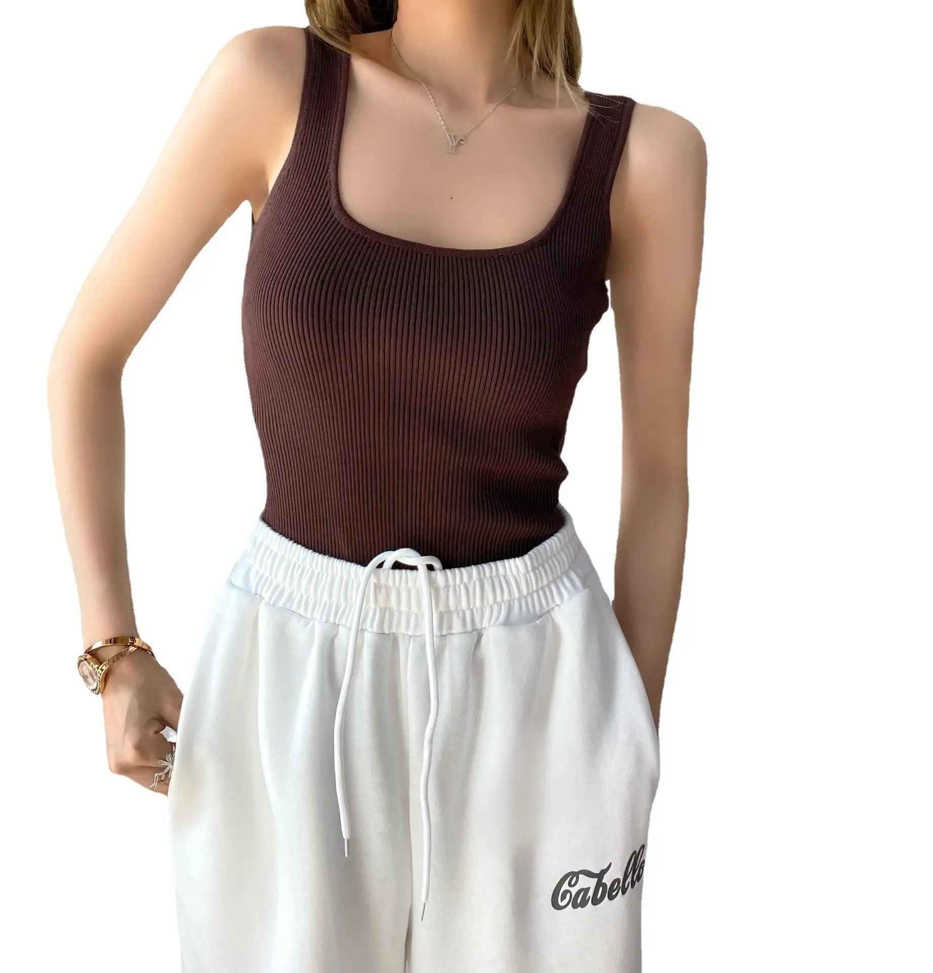 Knitted Vest Jumpsuit - MRC STOREclothesMy StoreKnitted Vest JumpsuitMRC STORECJTZ209317702BYBlackFree Size