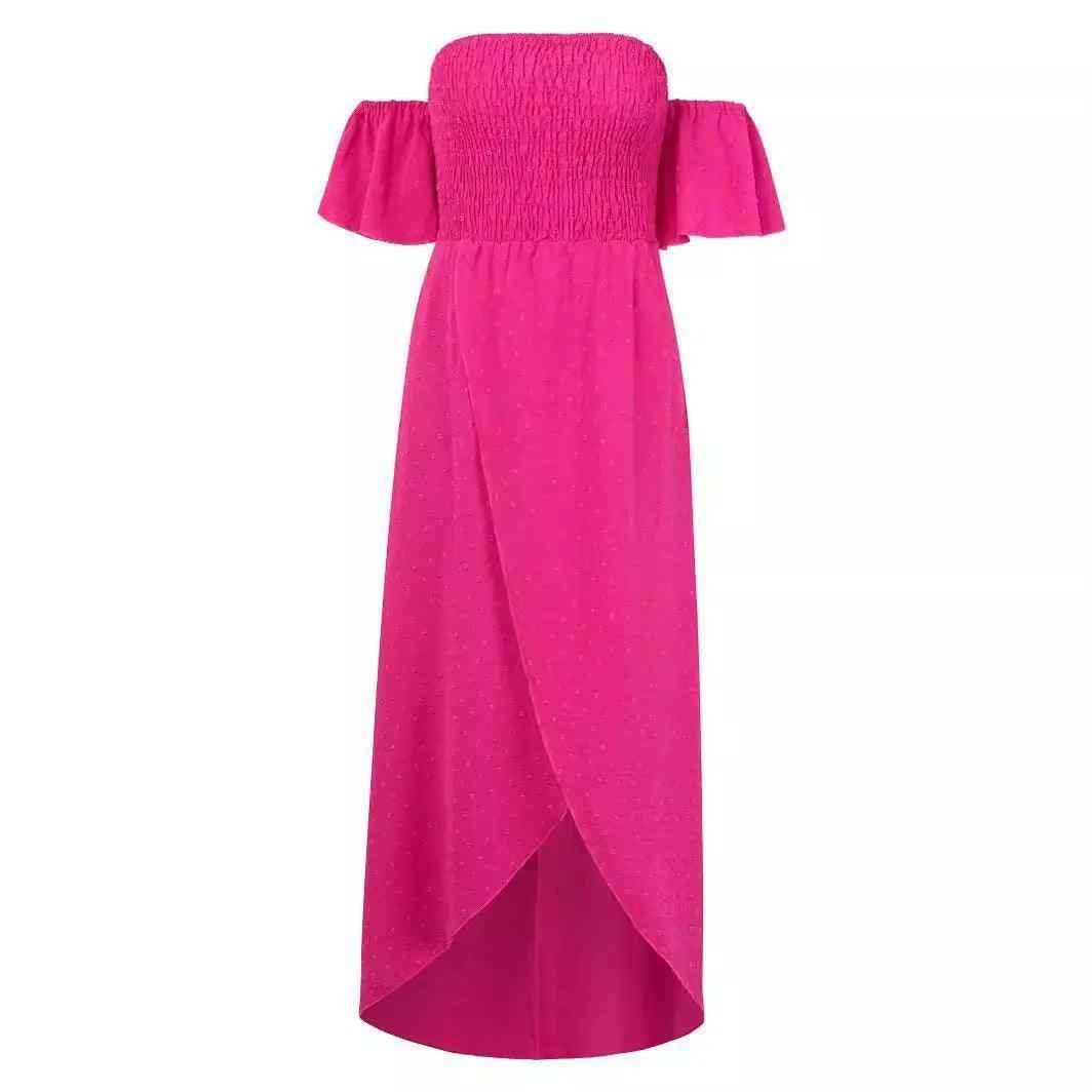 Summer Fashion Long Beach Dress - MRC STOREclothesMy StoreSummer Fashion Long Beach DressMRC STORECJLY205743607GTRose RedL