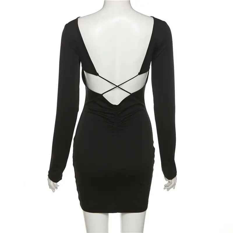 Chic Hollow Hip Dress - MRC STOREDressMy StoreChic Hollow Hip DressMRC STORECJLY208999403CXBlackL