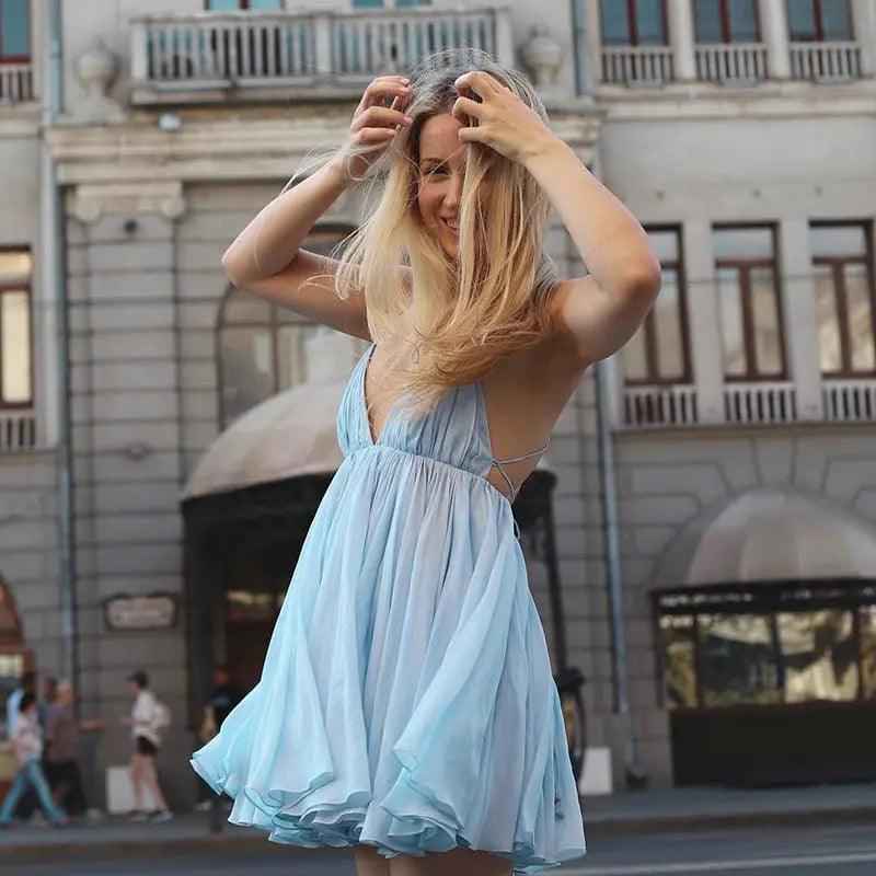 Elegant Backless Lace - Up Skirt - MRC STOREDressMy StoreElegant Backless Lace - Up SkirtMRC STORECJLY208976103CXBlackL