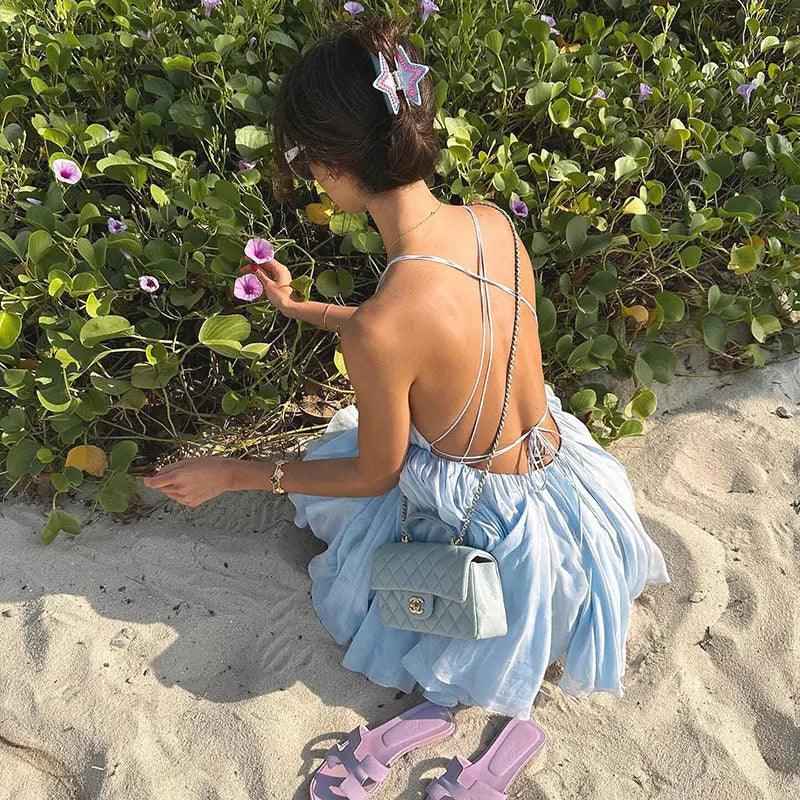 Elegant Backless Lace - Up Skirt - MRC STOREDressMy StoreElegant Backless Lace - Up SkirtMRC STORECJLY208976103CXBlackL