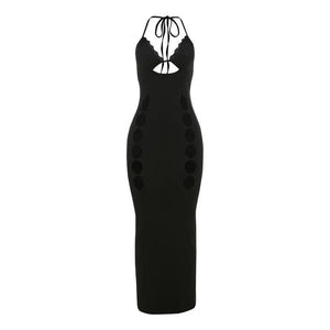 Elegant Lace Up Hollow Dress - MRC STOREDressMy StoreElegant Lace Up Hollow Dress - MRC STOREMRC STORECJLY208996903CXBlackL
