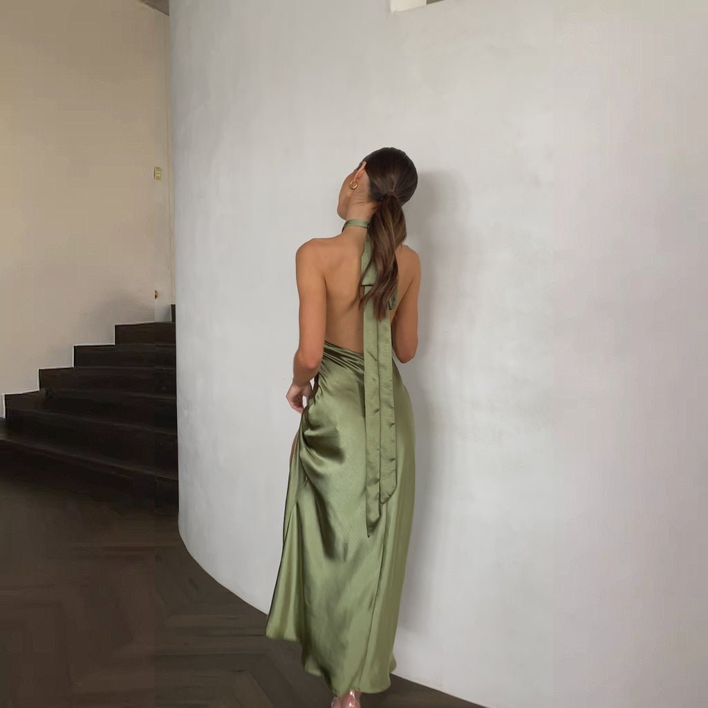 Sleeveless Dress - Backless Halter - MRC STOREDressMy StoreWomen’s Sleeveless Dress - Backless Halter My Store MRC STORECJLY233585103CXLight YellowL